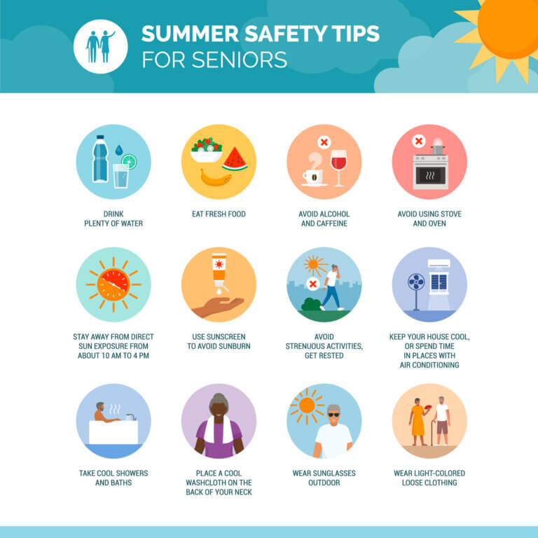 Summer heat can affect seniors in many ways